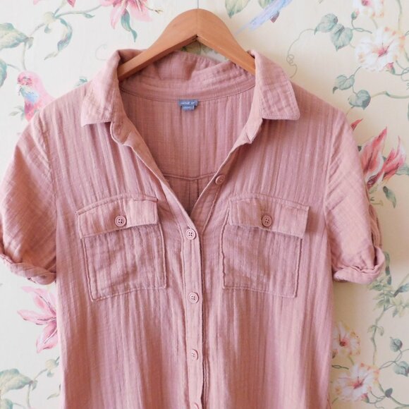 Fall Button Down Romper  🌳🍃 - Picture 5 of 10